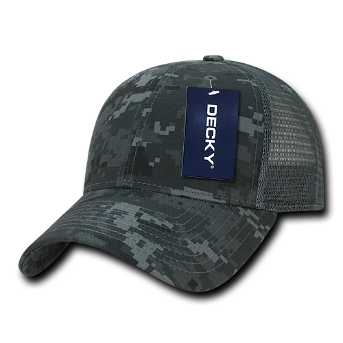 6 Panel Low Profile Structured Camo Trucker