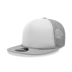 5 Panel High Profile Structured Two Tone Foam Trucker