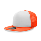 5 Panel High Profile Structured Two Tone Foam Trucker