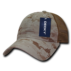 6 Panel Low Profile Relaxed Camo Trucker