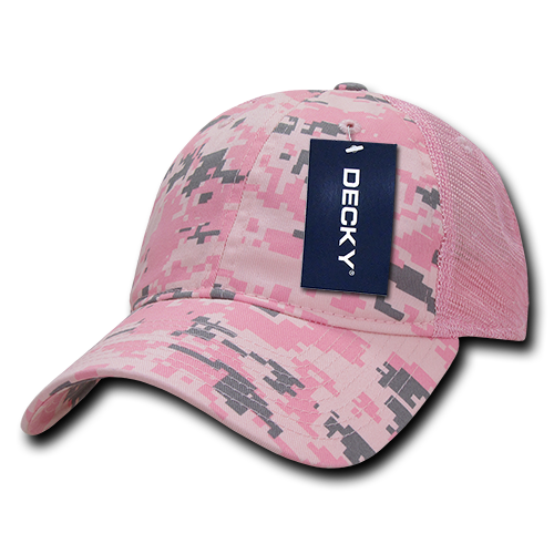 6 Panel Low Profile Relaxed Camo Trucker
