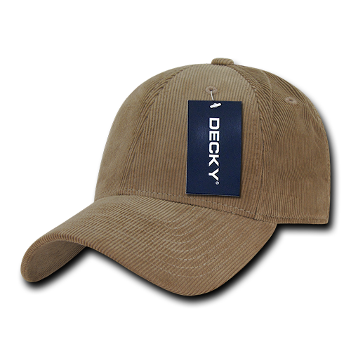 6 Panel Low Profile Structured Corduroy Cap