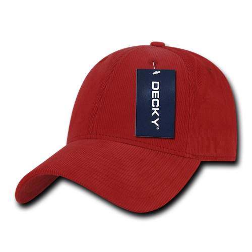 6 Panel Low Profile Structured Corduroy Cap