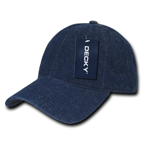 6 Panel Low Profile Relaxed Denim Cap