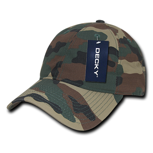 6 Panel Low Profile Relaxed Ripstop Dad Hat