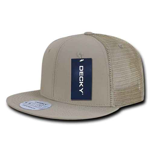 6 Panel High Profile Structured Ripstop Trucker