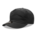 5 Panel High Profile Relaxed Cotton Rope Hat