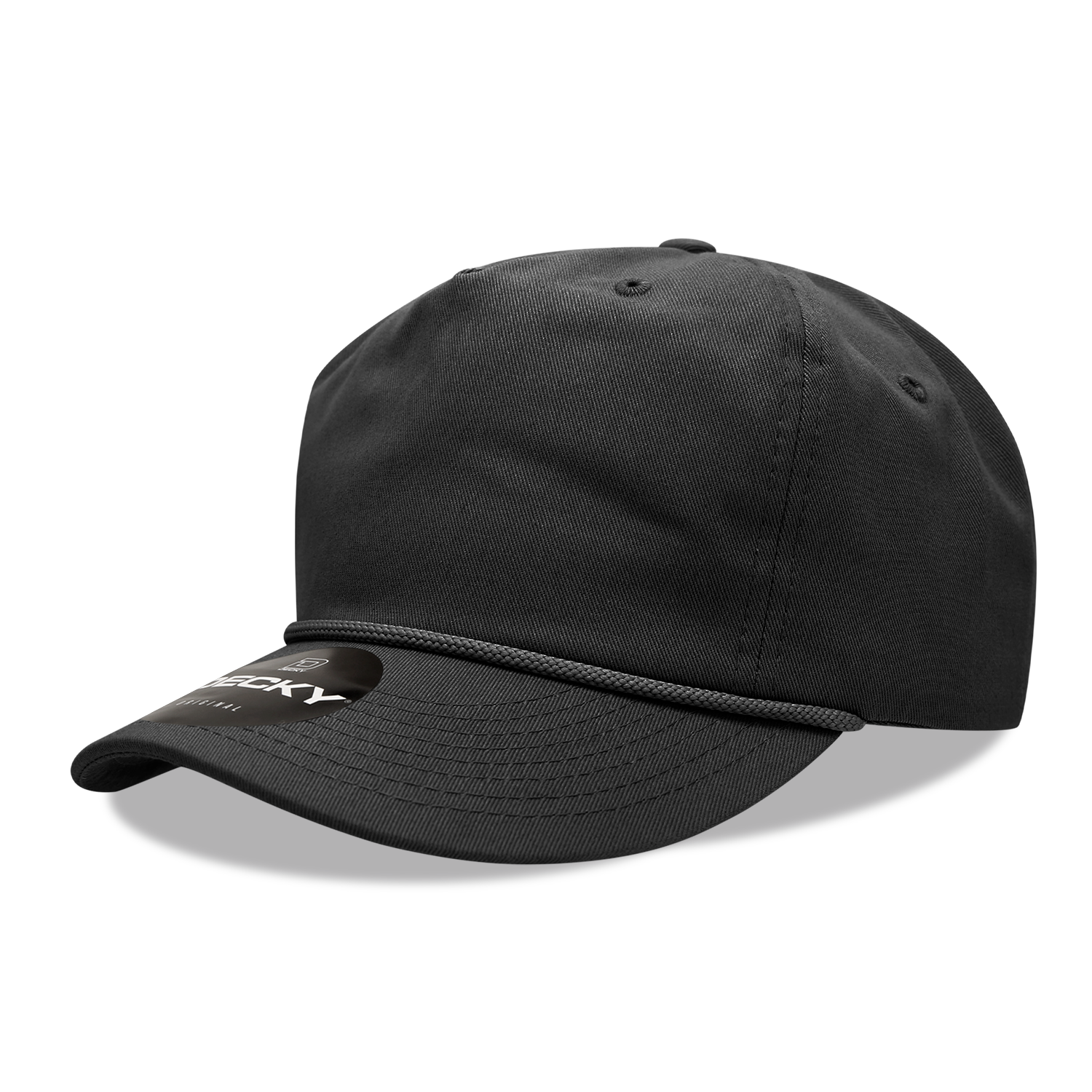 5 Panel High Profile Relaxed Cotton Rope Hat