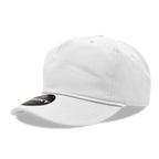 5 Panel High Profile Relaxed Cotton Rope Hat