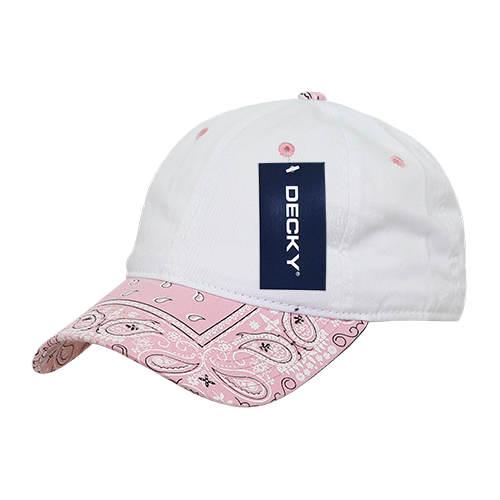 6 Panel Low Profile Relaxed Bandanna Bill Dad Hat