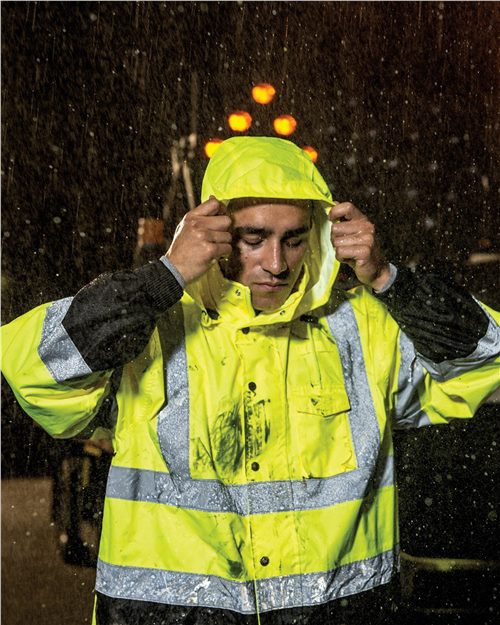 Unisex Storm Cover Waterproof Rain Jacket