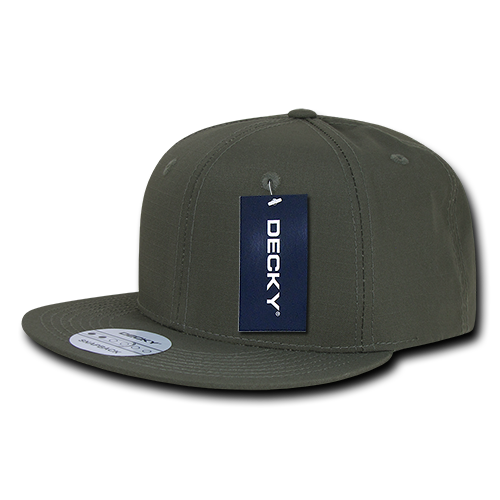 6 Panel High Profile Structured Ripstop Snapback