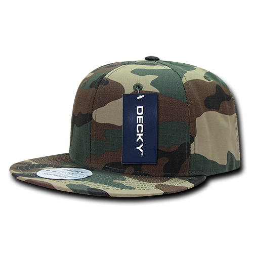 6 Panel High Profile Structured Ripstop Snapback