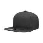 6 Panel High Profile Structured Cotton Blend Snapback