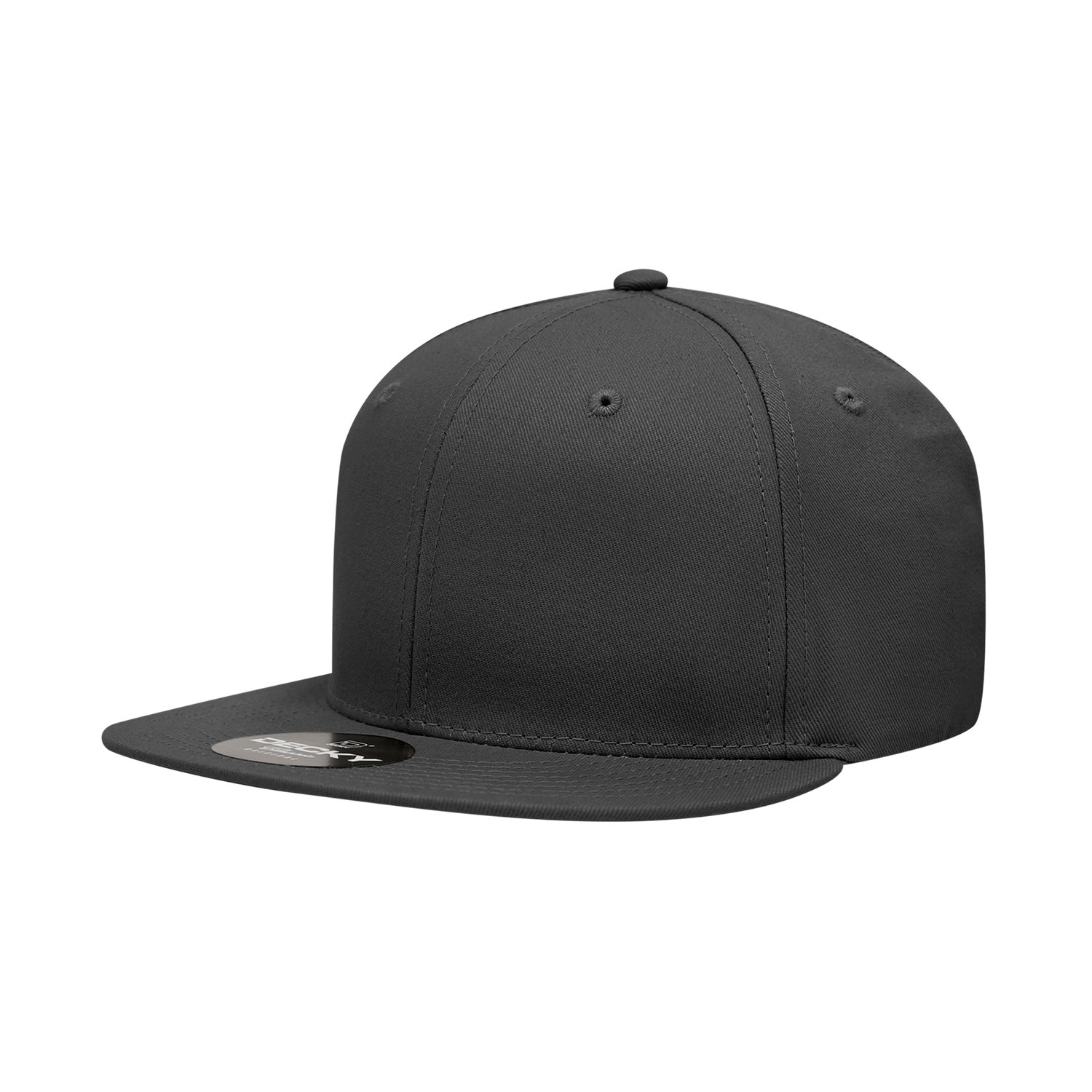 6 Panel High Profile Structured Cotton Blend Snapback