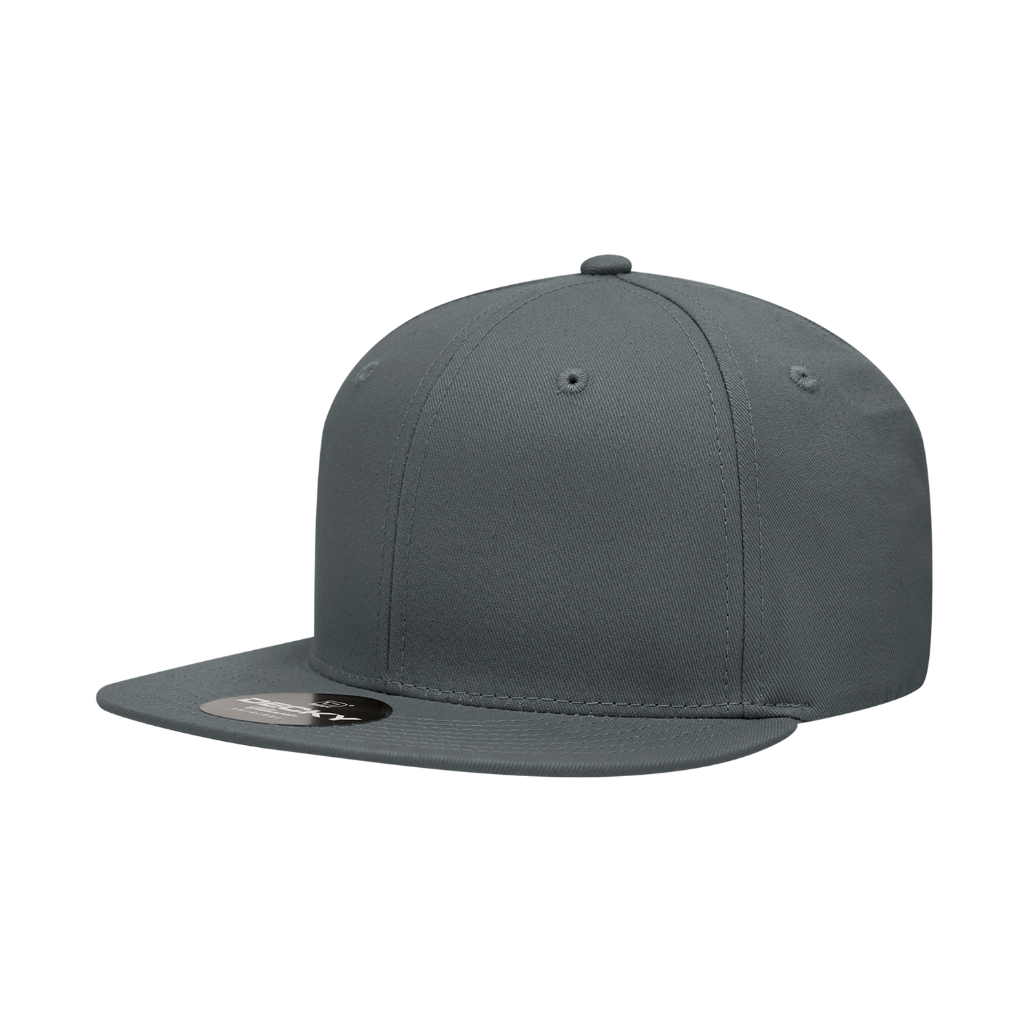 6 Panel High Profile Structured Cotton Blend Snapback