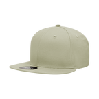 6 Panel High Profile Structured Cotton Blend Snapback