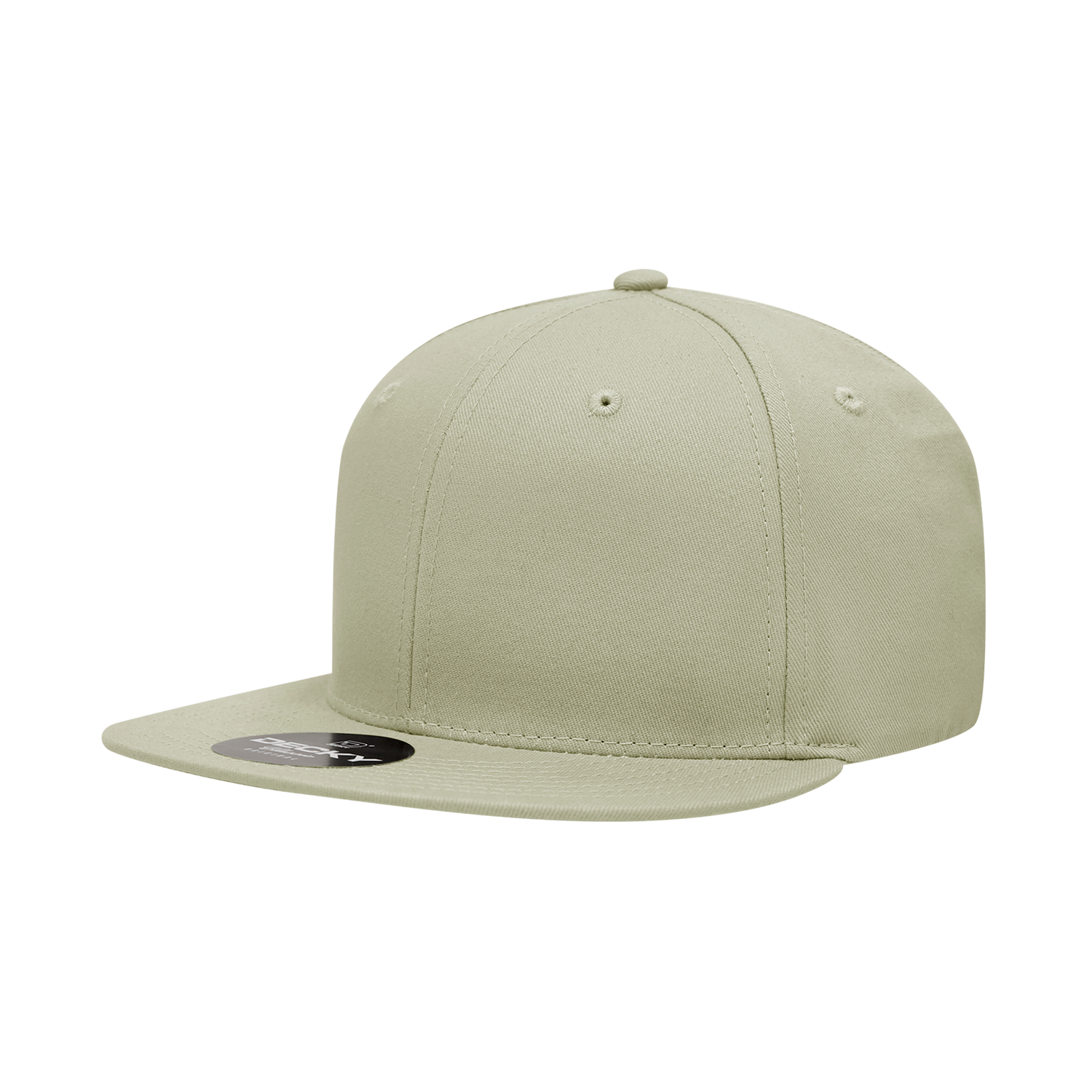 6 Panel High Profile Structured Cotton Blend Snapback