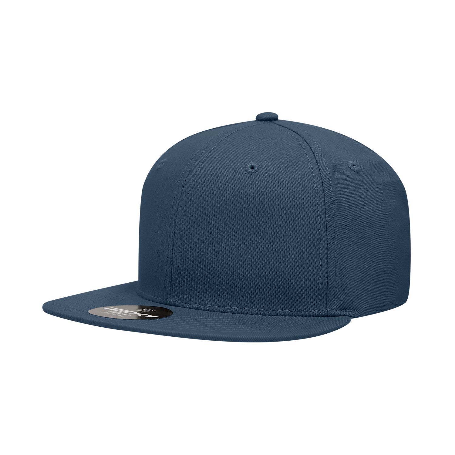 6 Panel High Profile Structured Cotton Blend Snapback