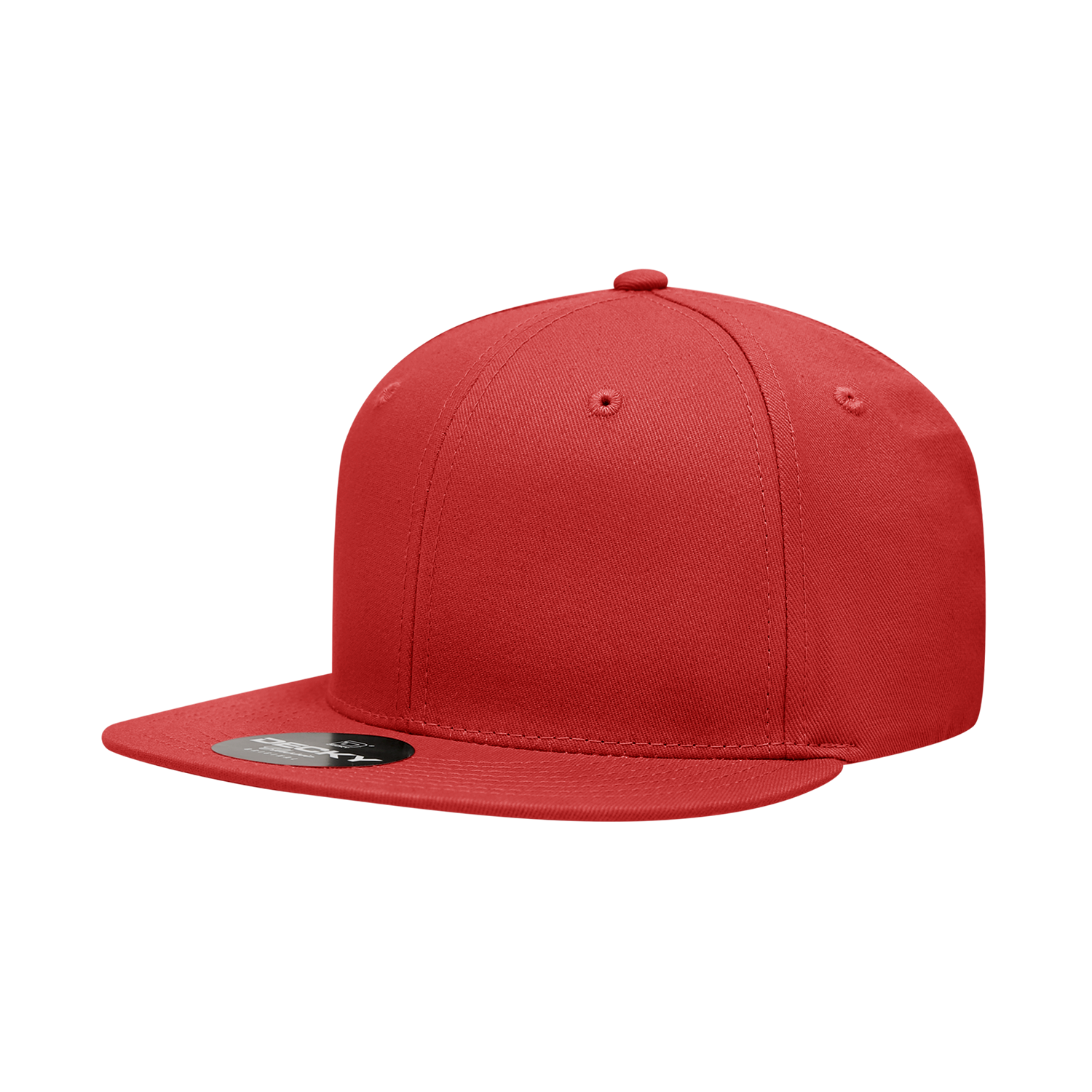 6 Panel High Profile Structured Cotton Blend Snapback
