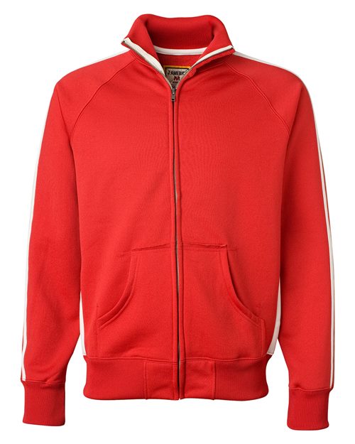 Men's Vintage Polyester Fleece Track Jacket