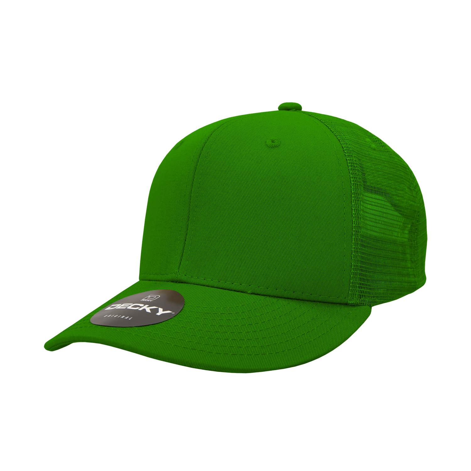 6 Panel Mid Profile Structured Cotton Trucker