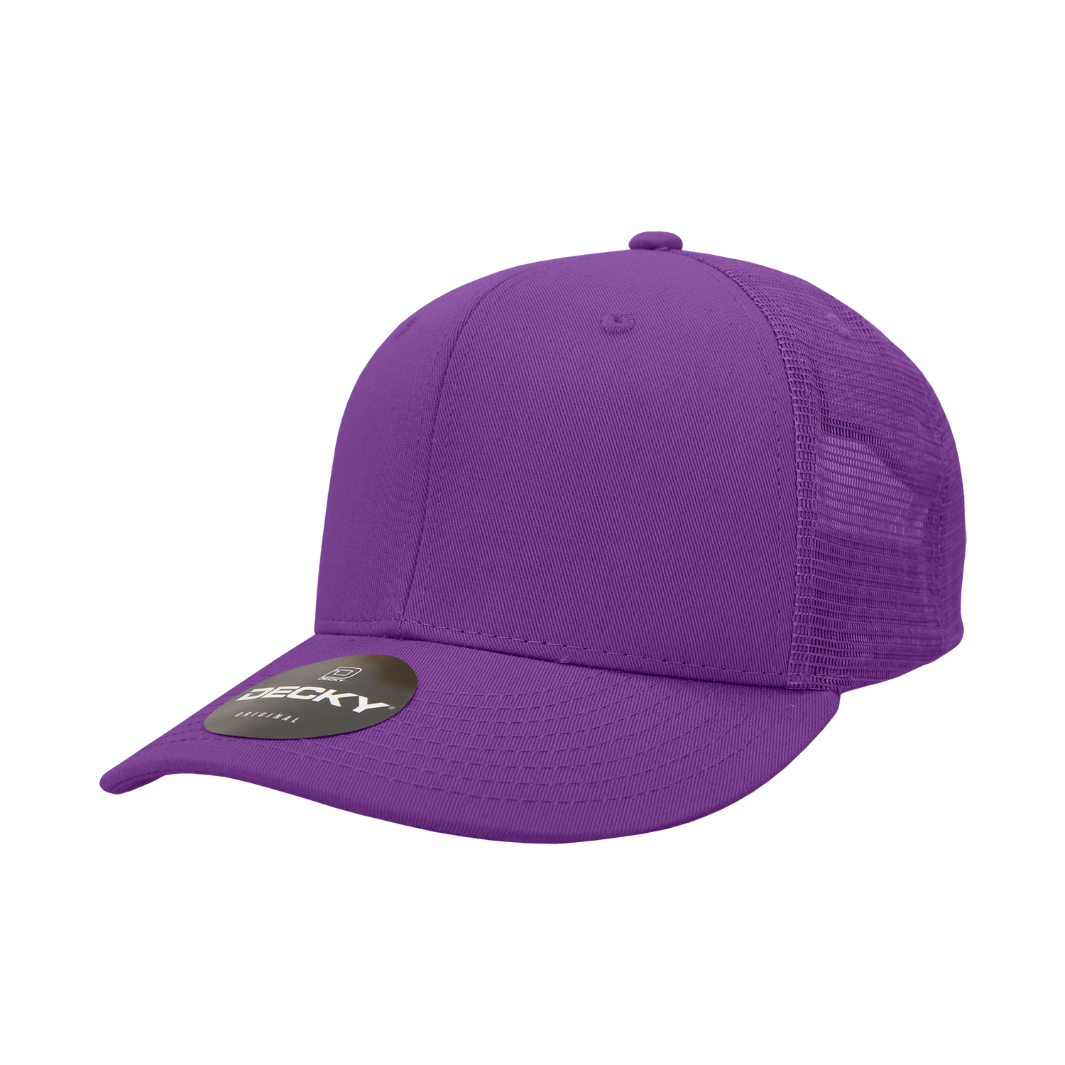 6 Panel Mid Profile Structured Cotton Trucker