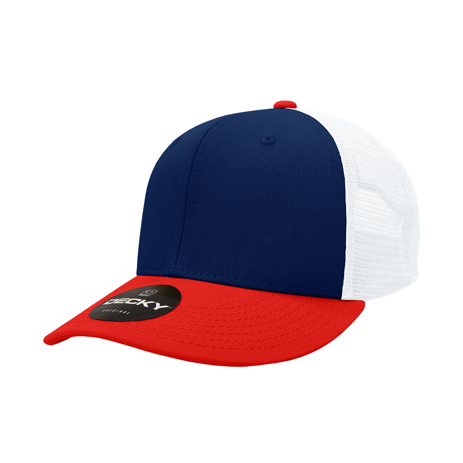 6 Panel Mid Profile Structured Cotton Trucker