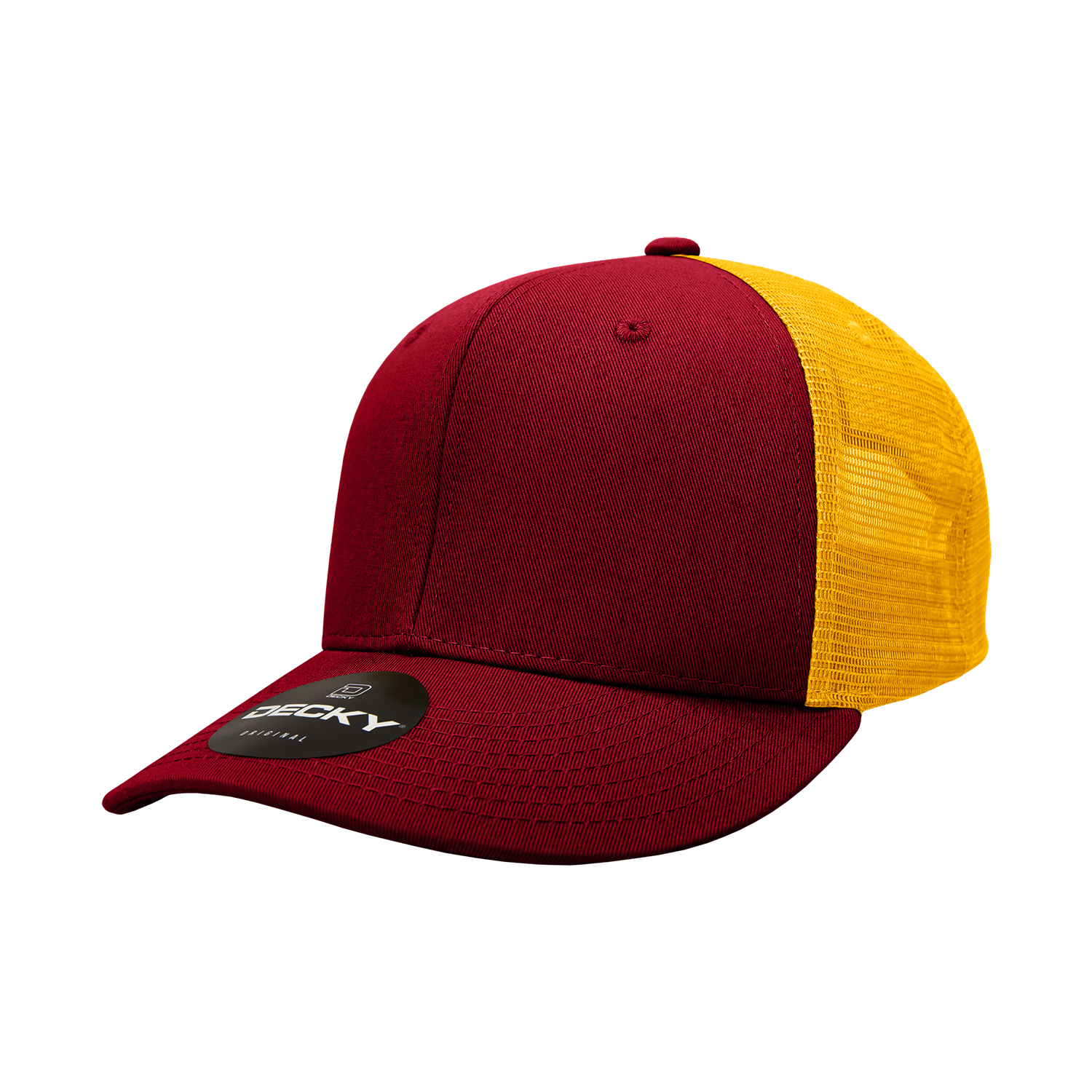 6 Panel Mid Profile Structured Cotton Trucker