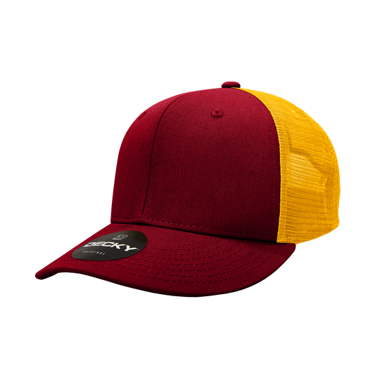 6 Panel Mid Profile Structured Cotton Trucker