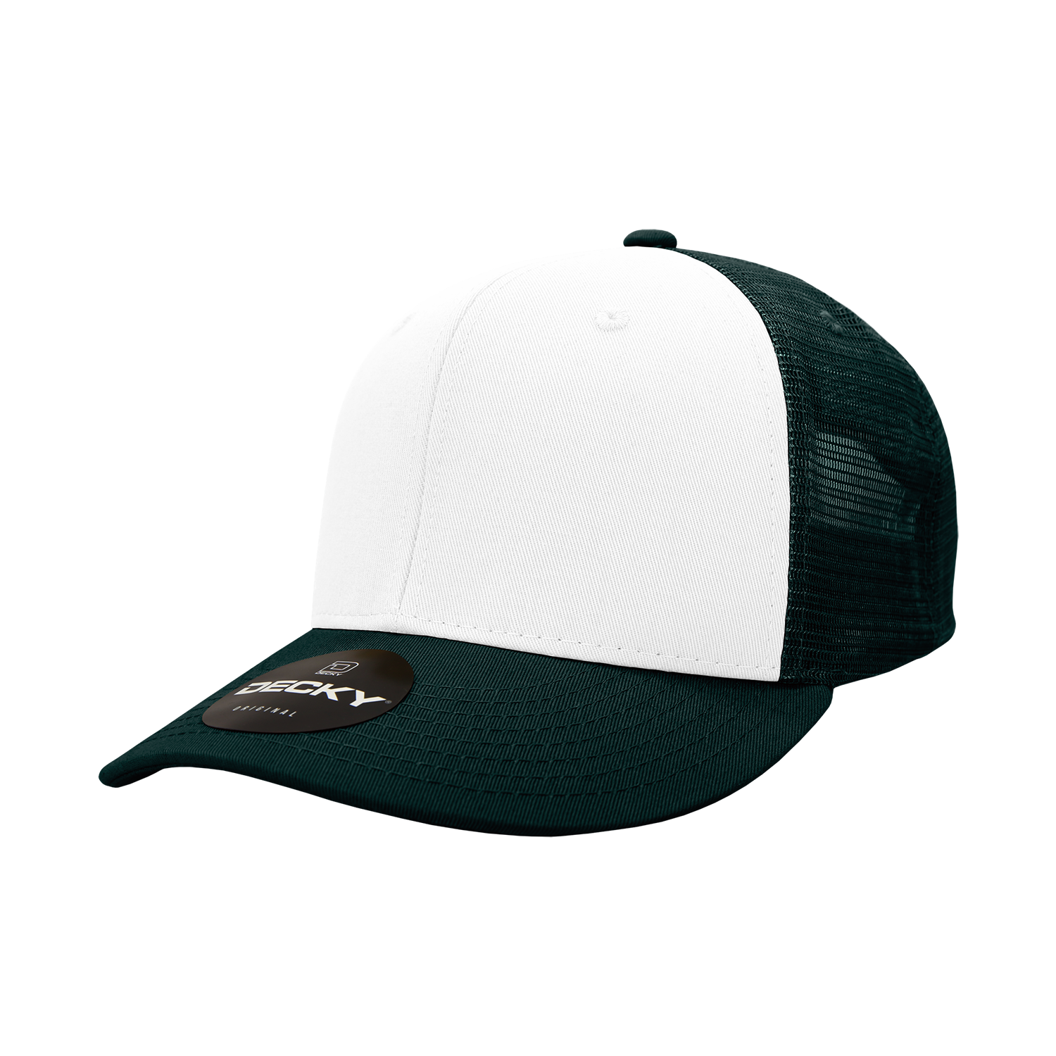 6 Panel Mid Profile Structured Cotton Trucker
