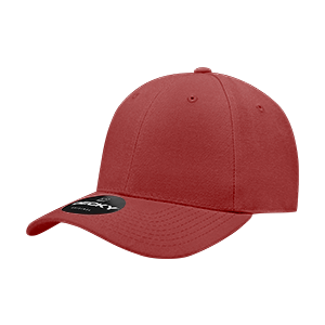 6 Panel High Profile Structured Acrylic/Polyester Fitted