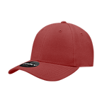 6 Panel High Profile Structured Acrylic/Polyester Fitted