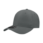 6 Panel High Profile Structured Acrylic/Polyester Fitted