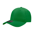 6 Panel High Profile Structured Acrylic/Polyester Fitted