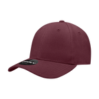 6 Panel High Profile Structured Acrylic/Polyester Fitted