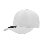 6 Panel High Profile Structured Acrylic/Polyester Fitted