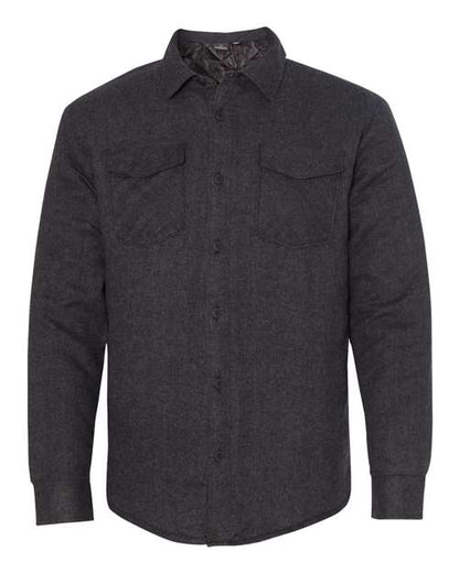 Men's Quilted Flannel Shirt Jacket
