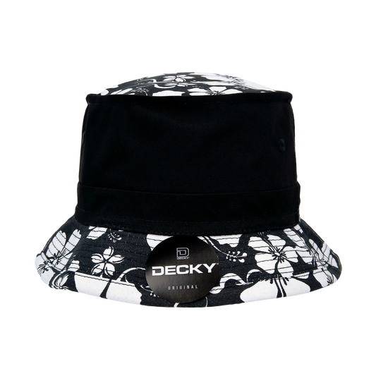 Structured Floral Brim Fisherman's Hat