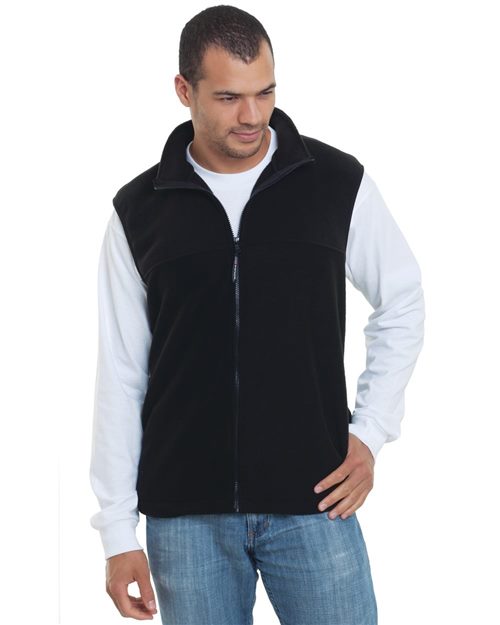 Men's USA-Made Full-Zip Fleece Vest