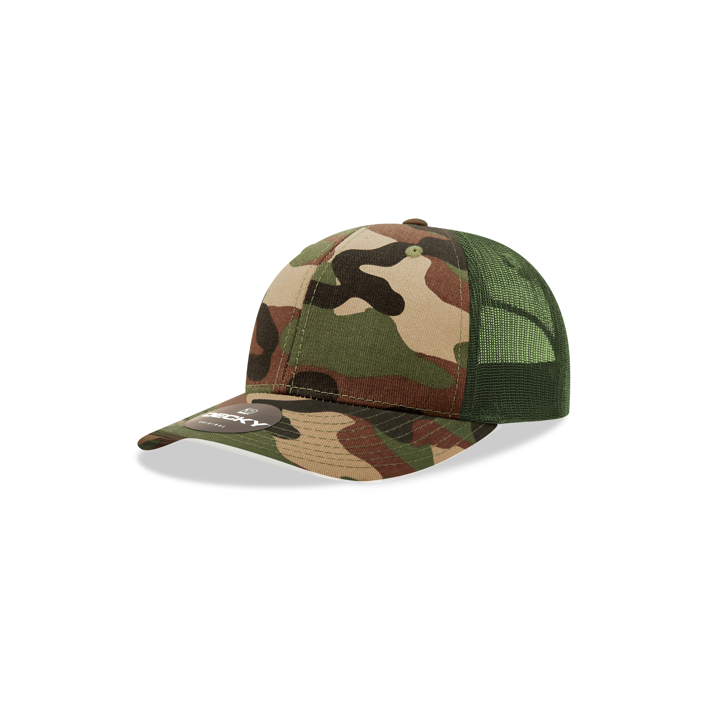 Youth 6 Panel Mid Profile Structured Cotton Trucker