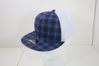6 Panel High Profile Structured Plaid Trucker