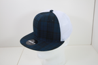 6 Panel High Profile Structured Plaid Trucker