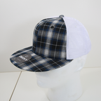 6 Panel High Profile Structured Plaid Trucker