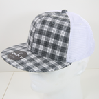 6 Panel High Profile Structured Plaid Trucker