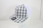 6 Panel High Profile Structured Plaid Trucker