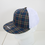 6 Panel High Profile Structured Plaid Trucker