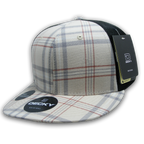 6 Panel High Profile Structured Plaid Trucker