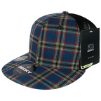 6 Panel High Profile Structured Plaid Trucker