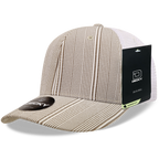 6 Panel Mid Profile Structured Plaid Trucker